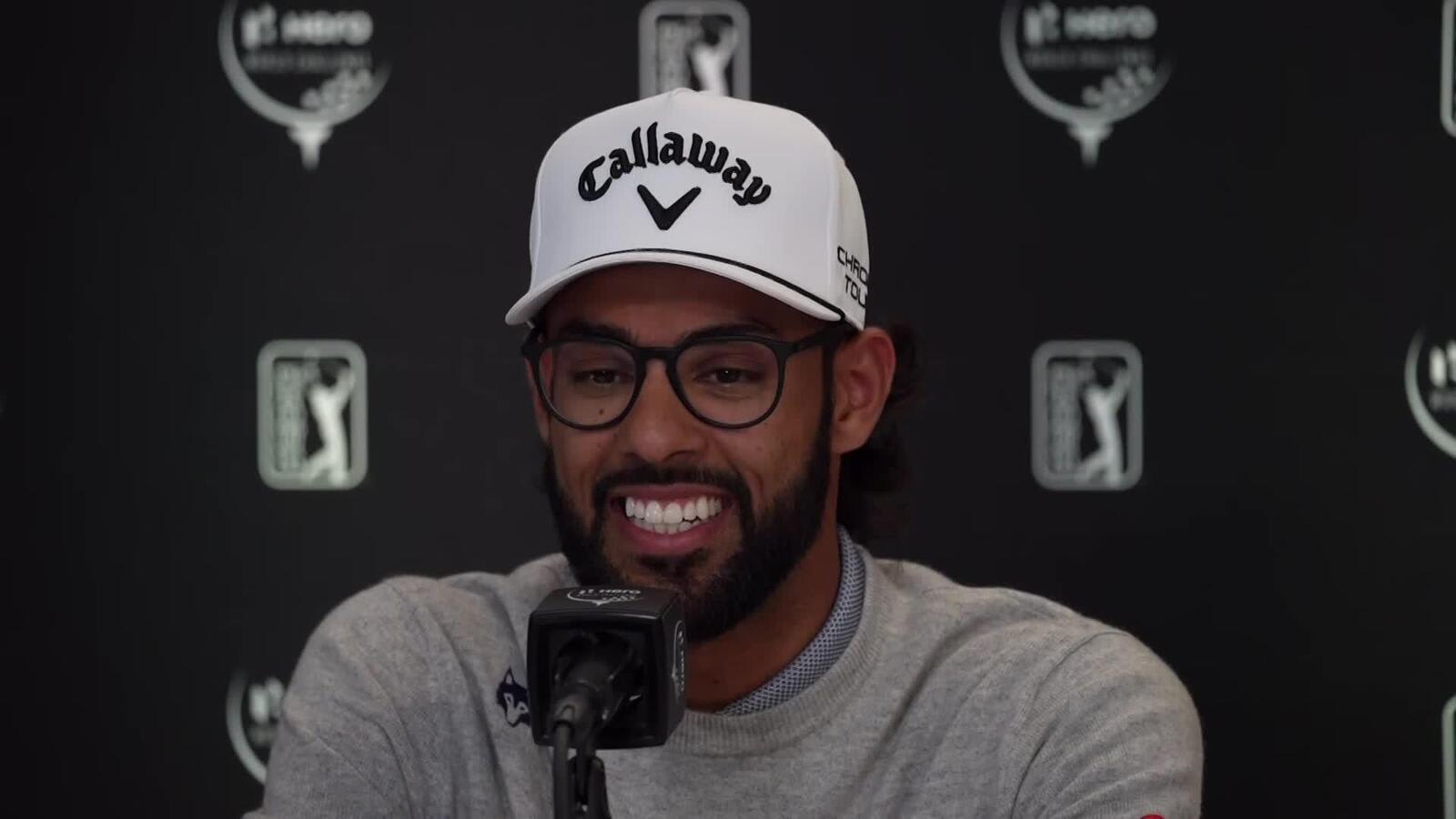 Akshay Bhatia on achieving international goals, support from fans in India