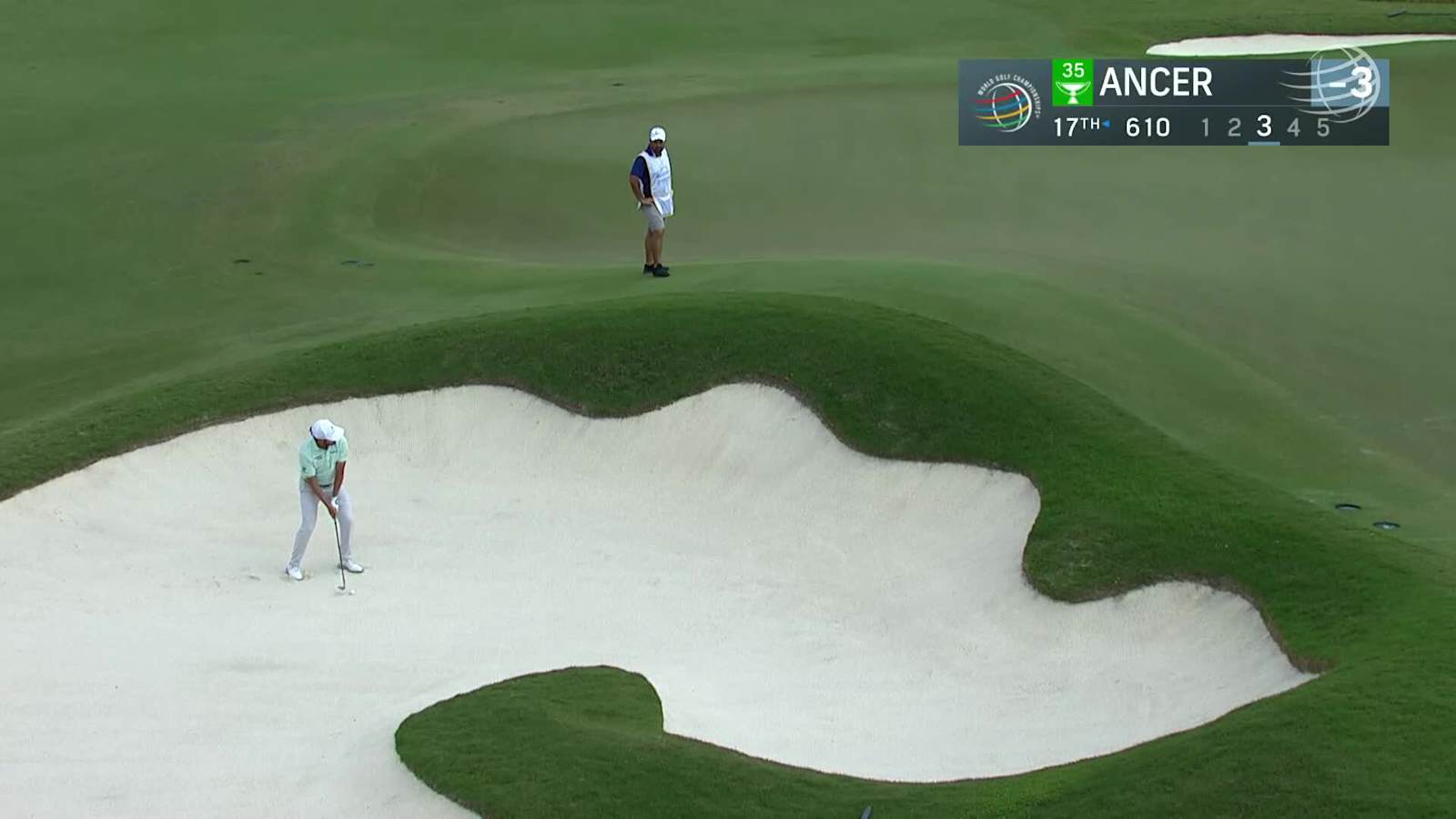 Abraham Ancer holes bunker shot for eagle at WGC-Workday