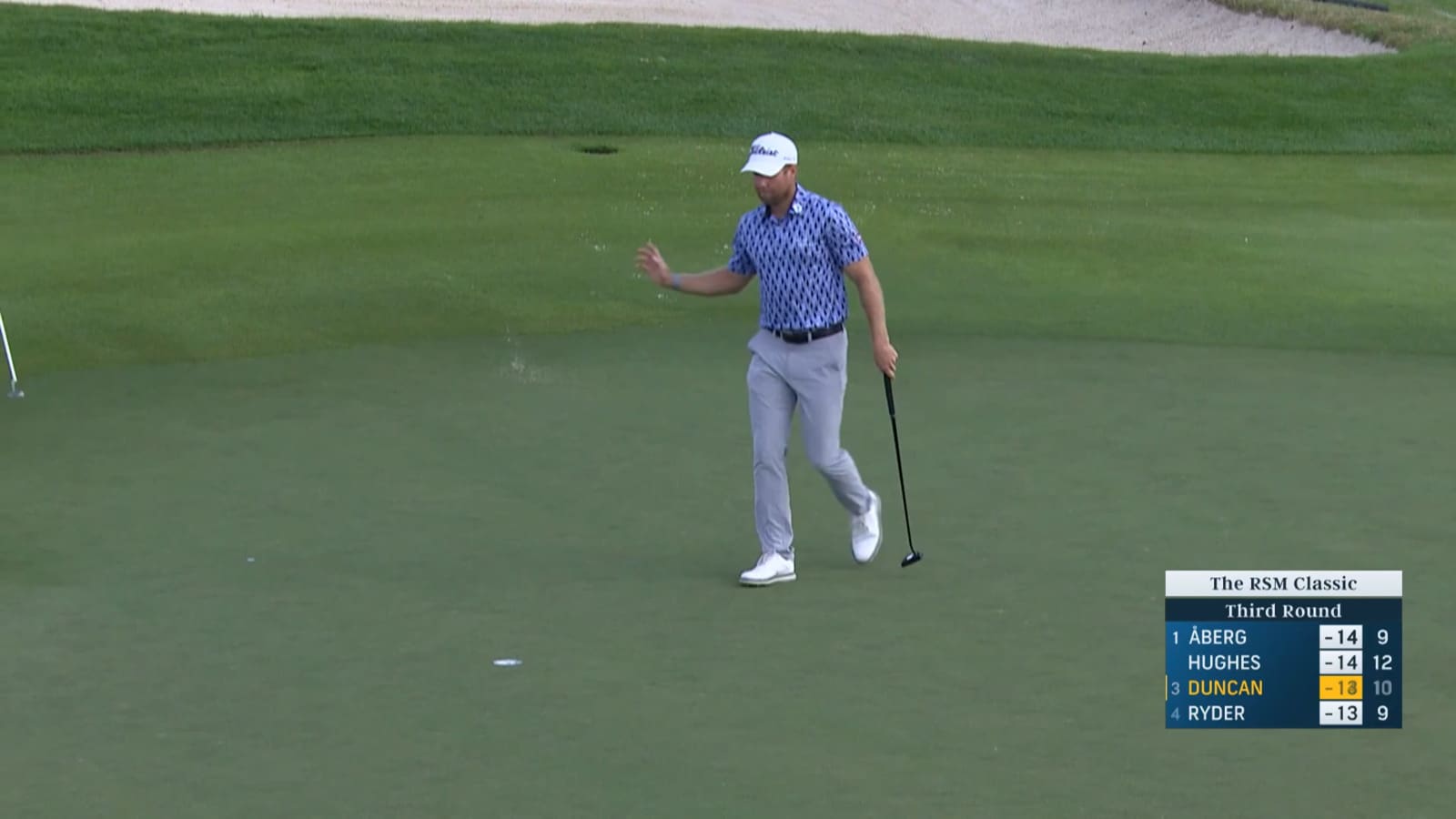 Tyler Duncan's quality second leads to birdie at The RSM Classic