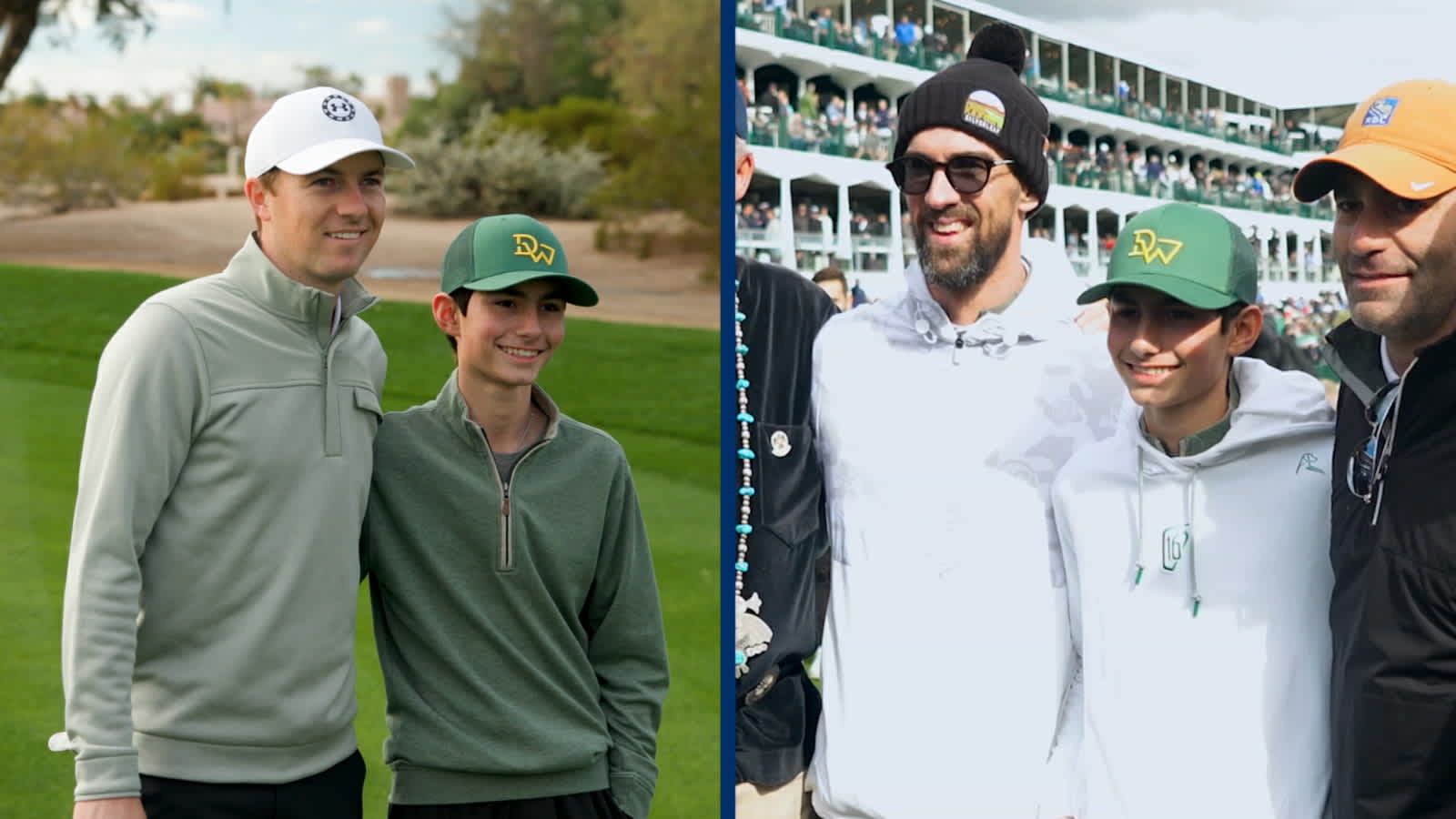 Jordan Spieth makes a wish come true at WM Phoenix Open