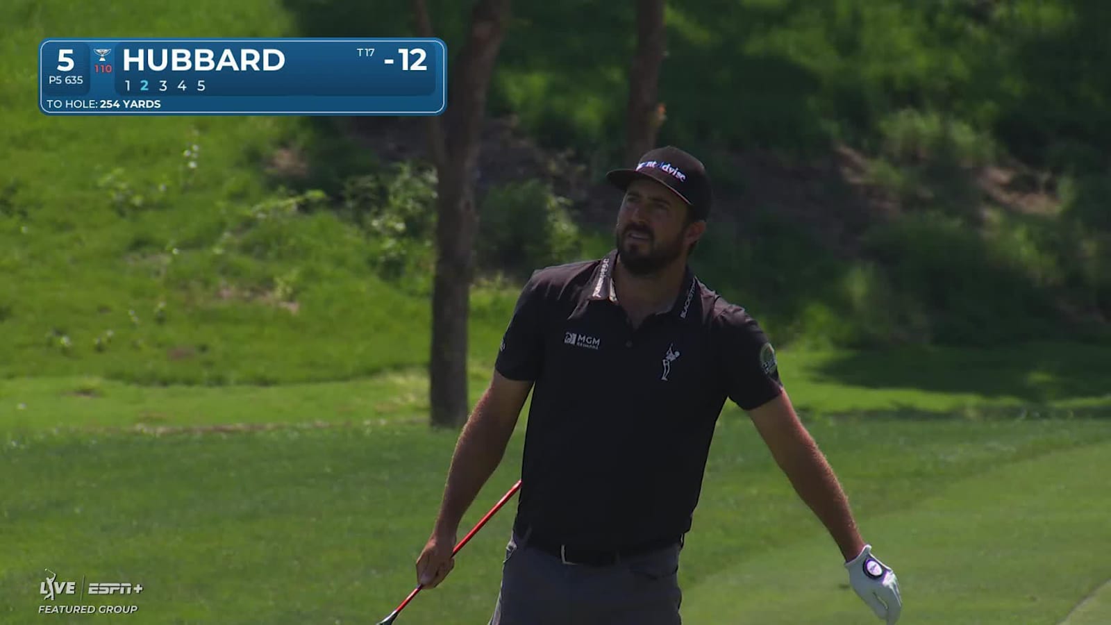 Mark Hubbard makes birdie on No. 5 at THE CJ CUP