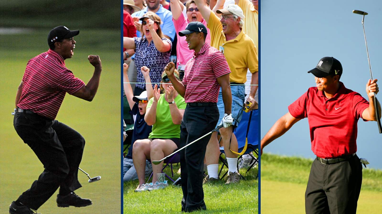 Tiger Woods' best shots from six victories in 2009