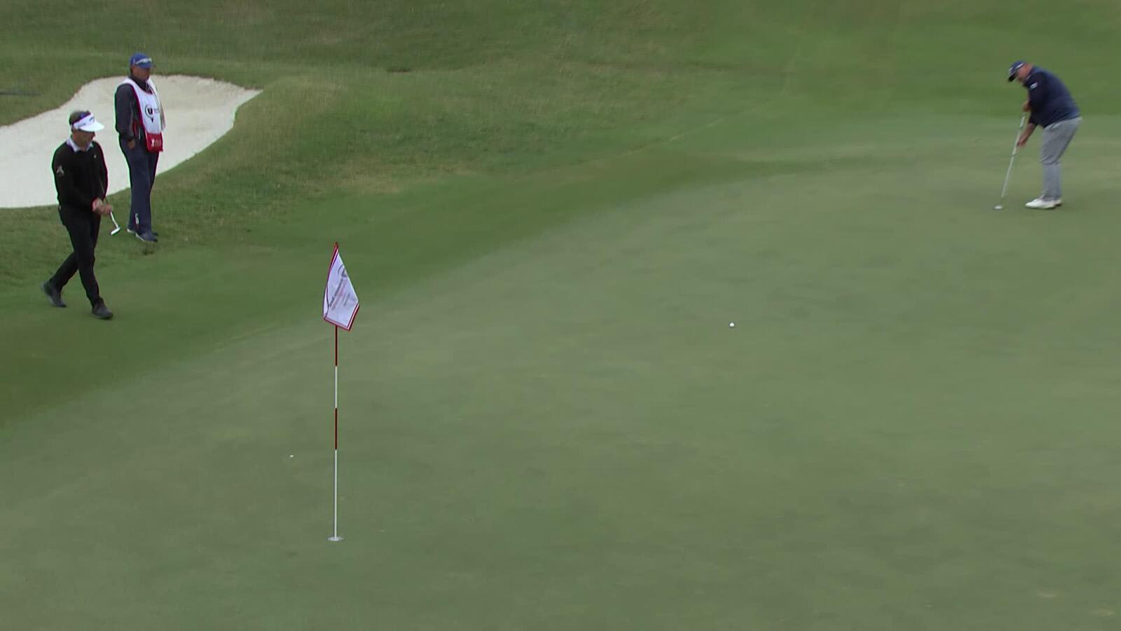 Thomas Bjørn makes birdie on No. 18 at Simmons Bank Championship