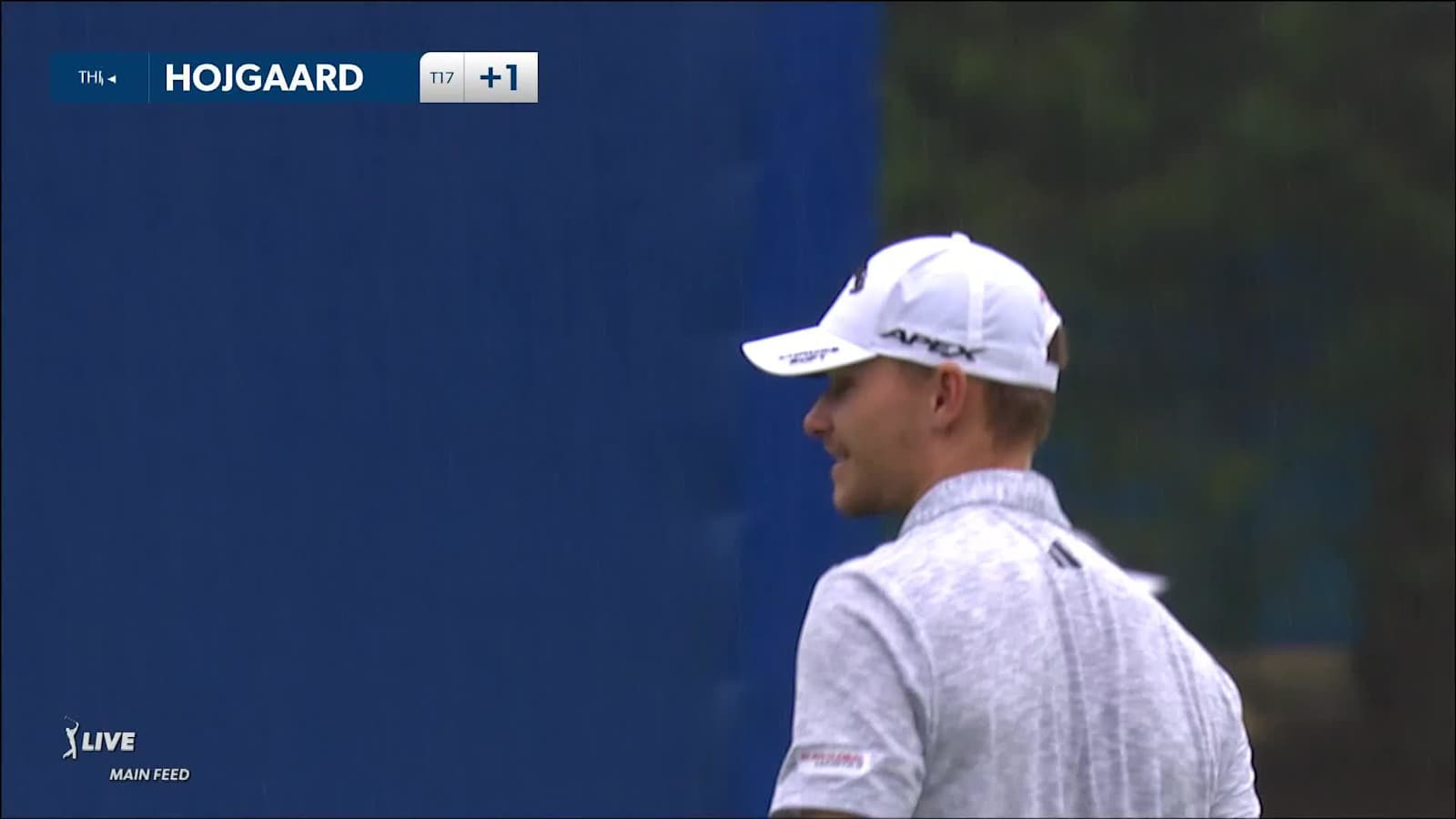 Nicolai Hojgaard drains 16-foot eagle putt at Wyndham