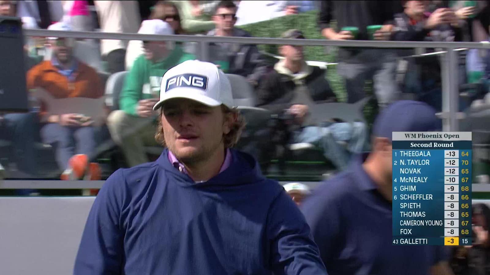 Nicolo Galletti makes birdie on No. 16 at WM Phoenix Open