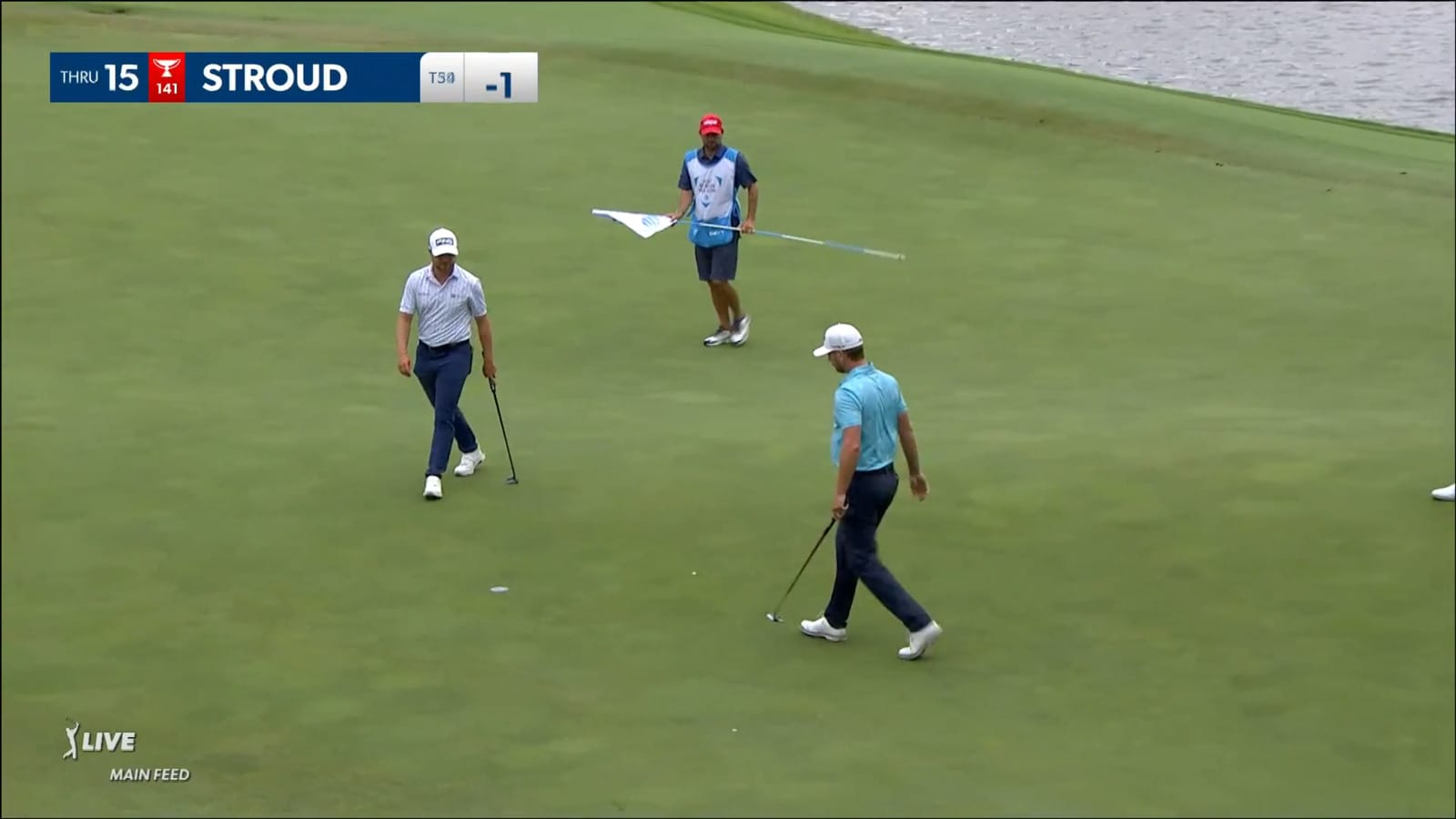 Chris Stroud sends in 15-foot birdie at AT&T Byron Nelson