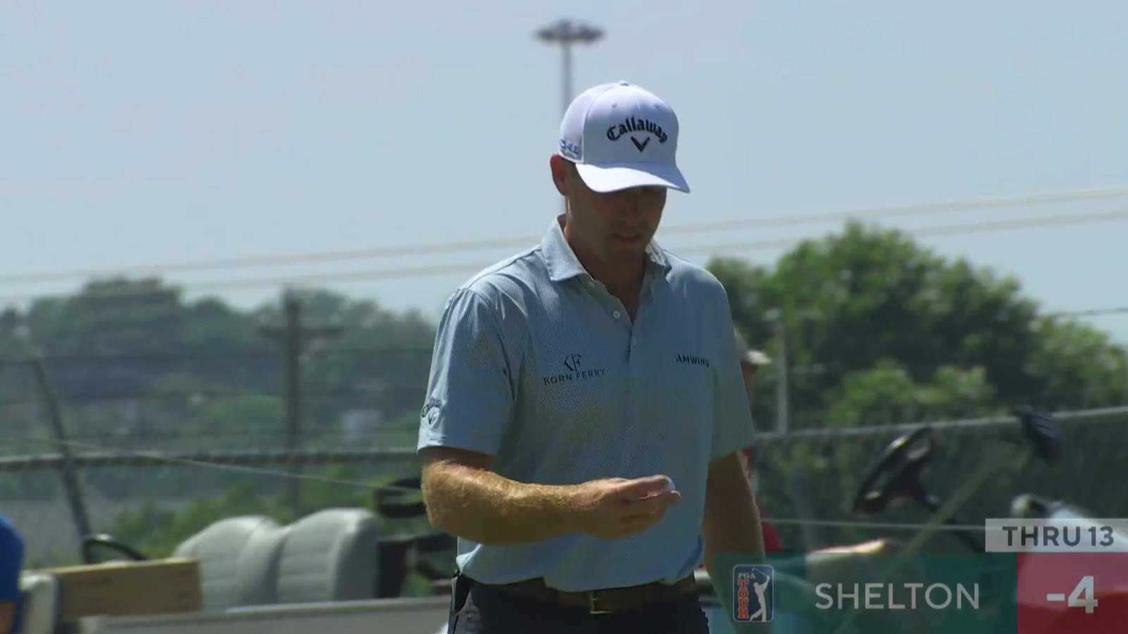 Robby Shelton drains 22-footer for birdie at Charles Schwab