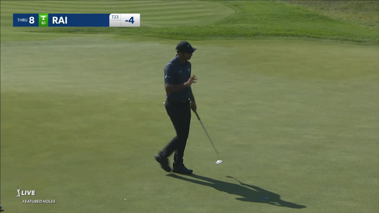 Aaron Rai makes birdie at 3M Open