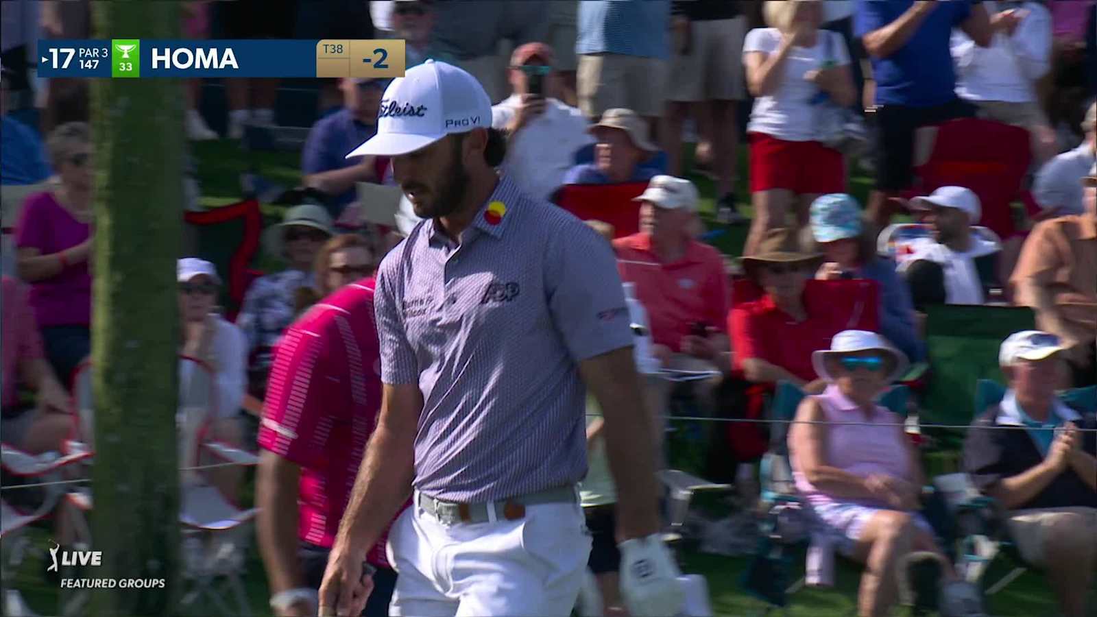 Max Homa makes birdie on No. 17 at THE PLAYERS