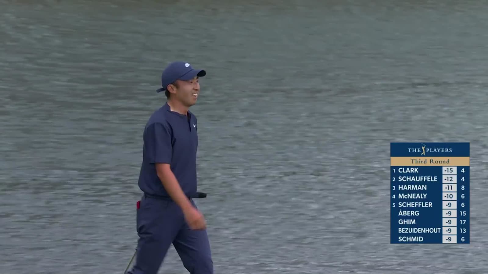 Doug Ghim's incredible chip-in birdie at the Island Green at THE PLAYERS