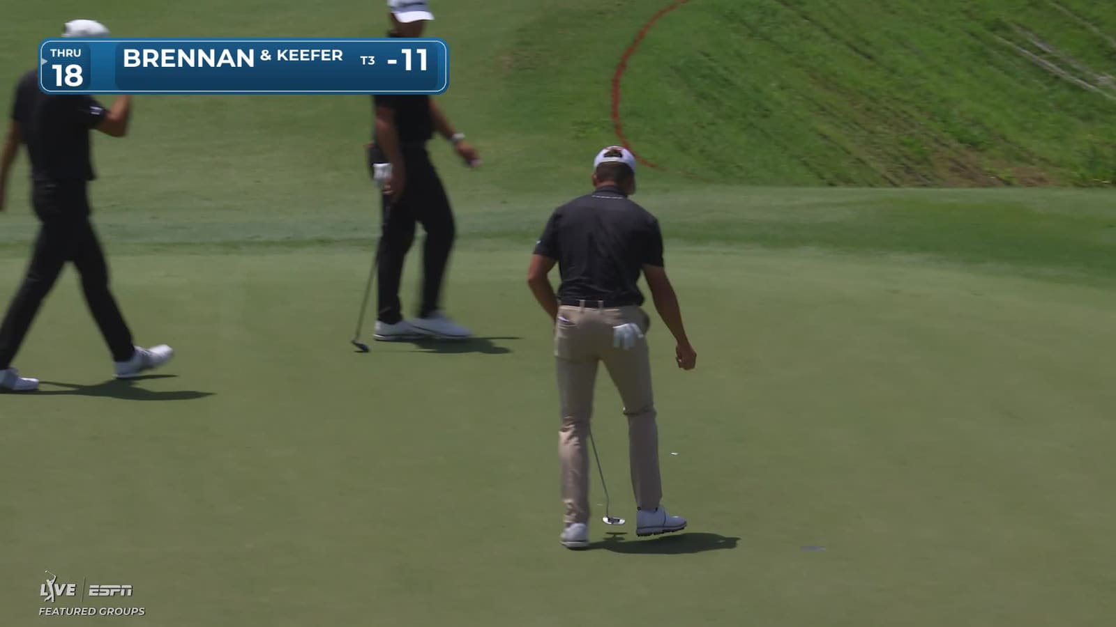 Keefer/Brennan makes birdie on No. 9 at Zurich Classic