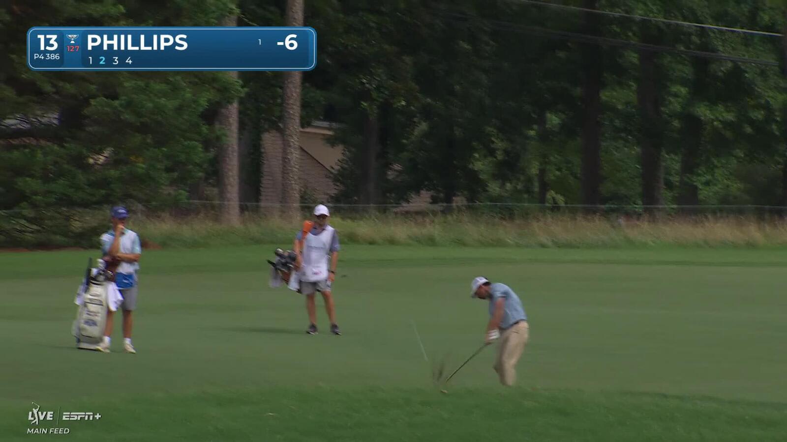 Chandler Phillips extends lead with birdie at Wyndham