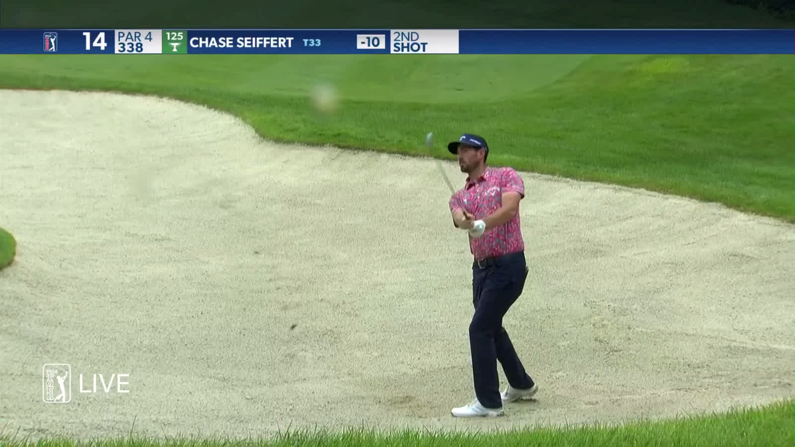 Chase Seiffert's bunker play leads to birdie at John Deere