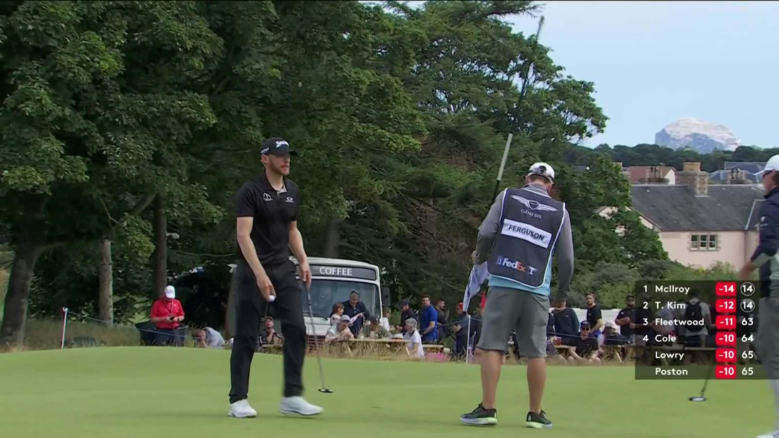 Sebastian Soderberg makes 8-foot birdie putt at Genesis Scottish Open