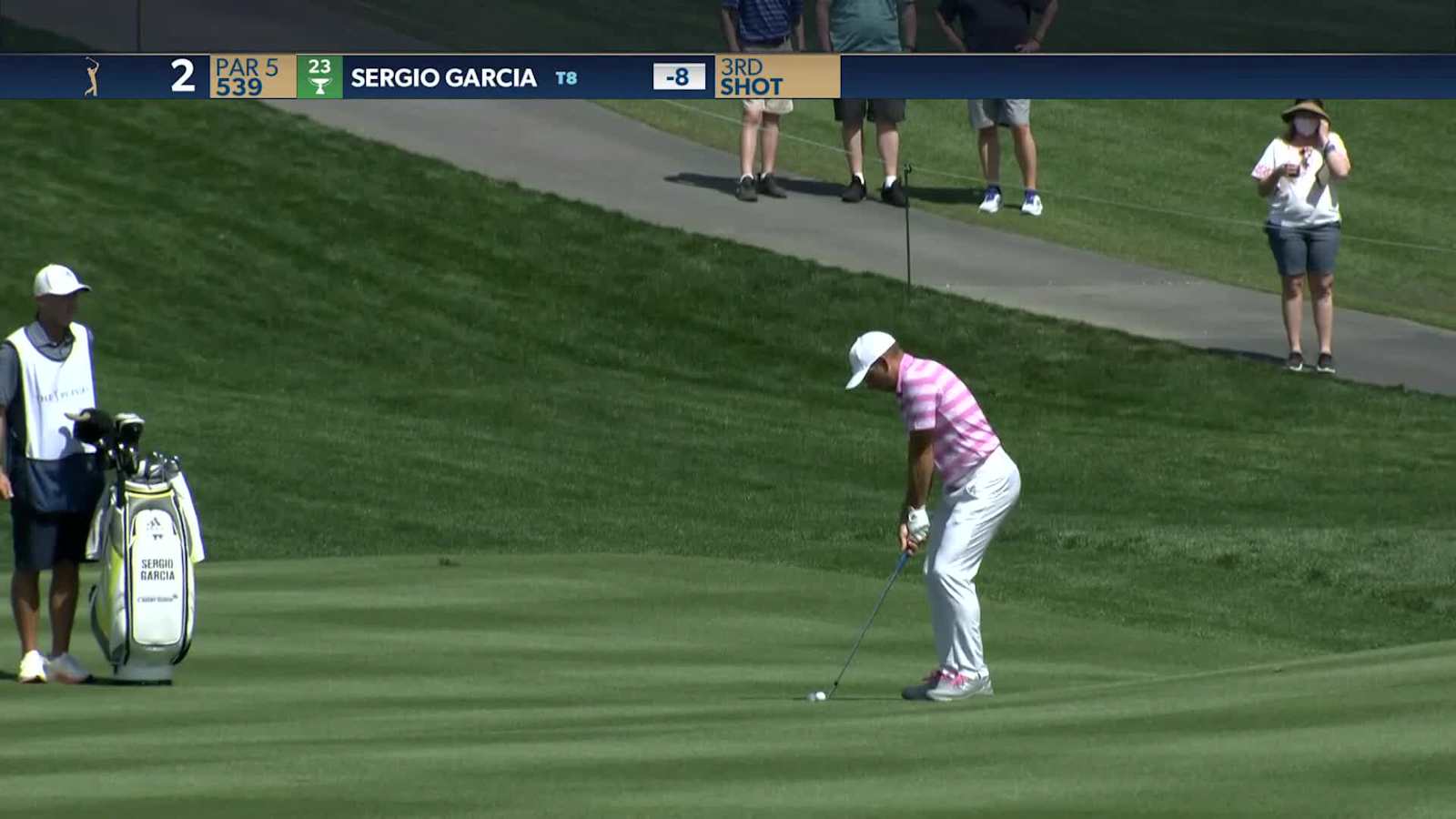 Sergio Garcia makes birdie on No. 2 in Round 4 at THE PLAYERS