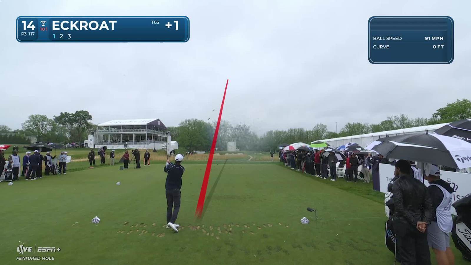 Austin Eckroat makes birdie on No. 14 at Truist Championship