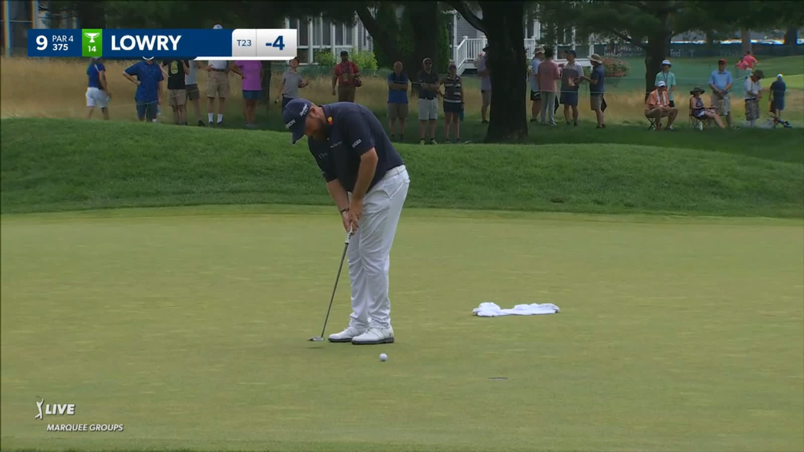 Shane Lowry converts birdie putt at Travelers