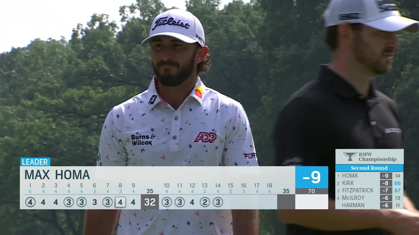 Max Homa makes birdie on No. 14 at BMW Championship