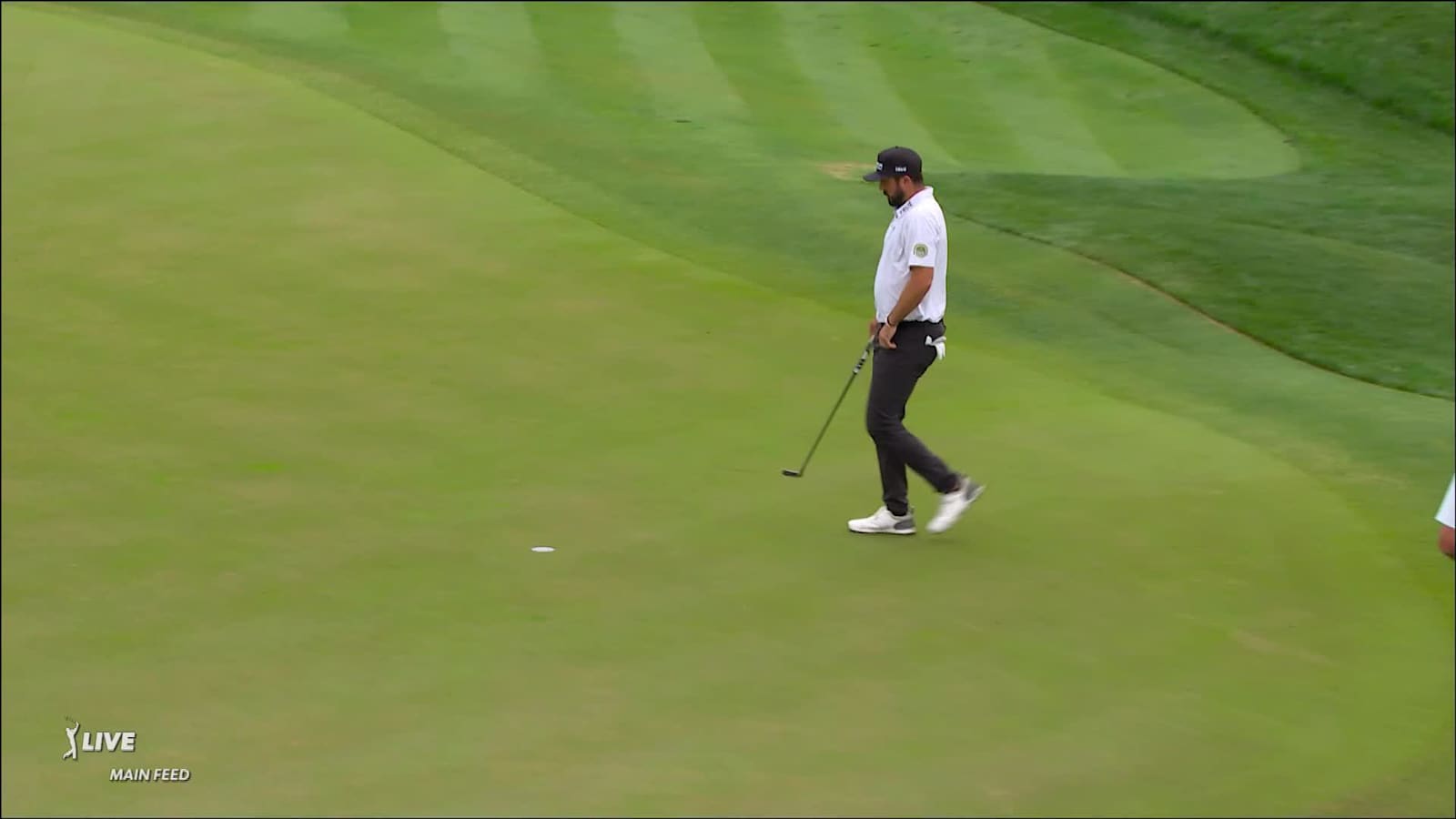 Mark Hubbard’s 14-footer drops for birdie from off the green at THE PLAYERS