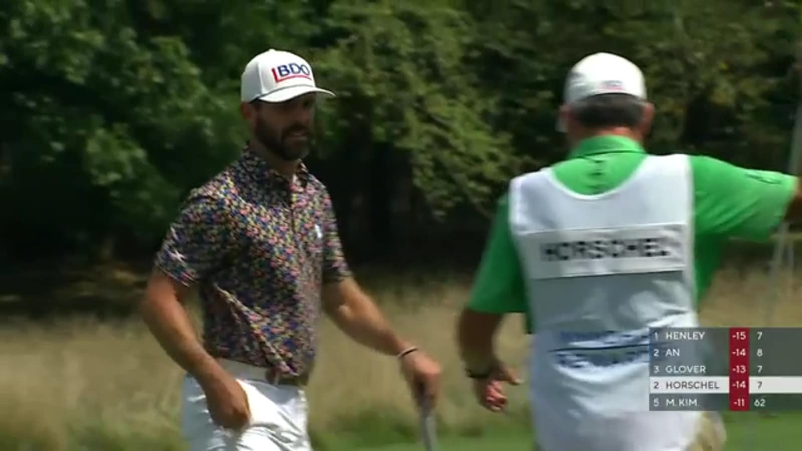 Billy Horschel applies pressure with birdie on No. 7 at Wyndham