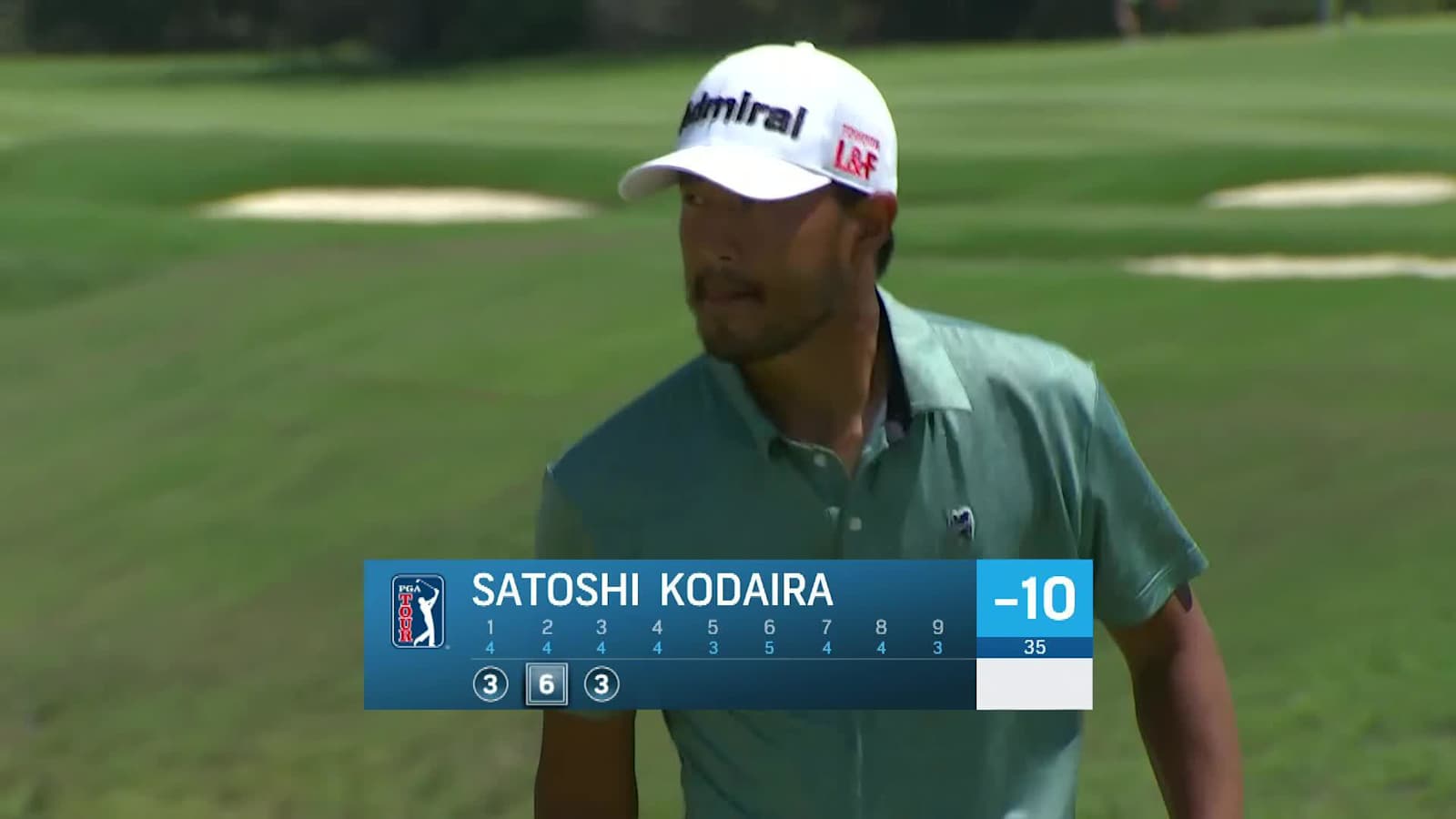 Satoshi Kodaira's 16-foot birdie putt at Mexico Open