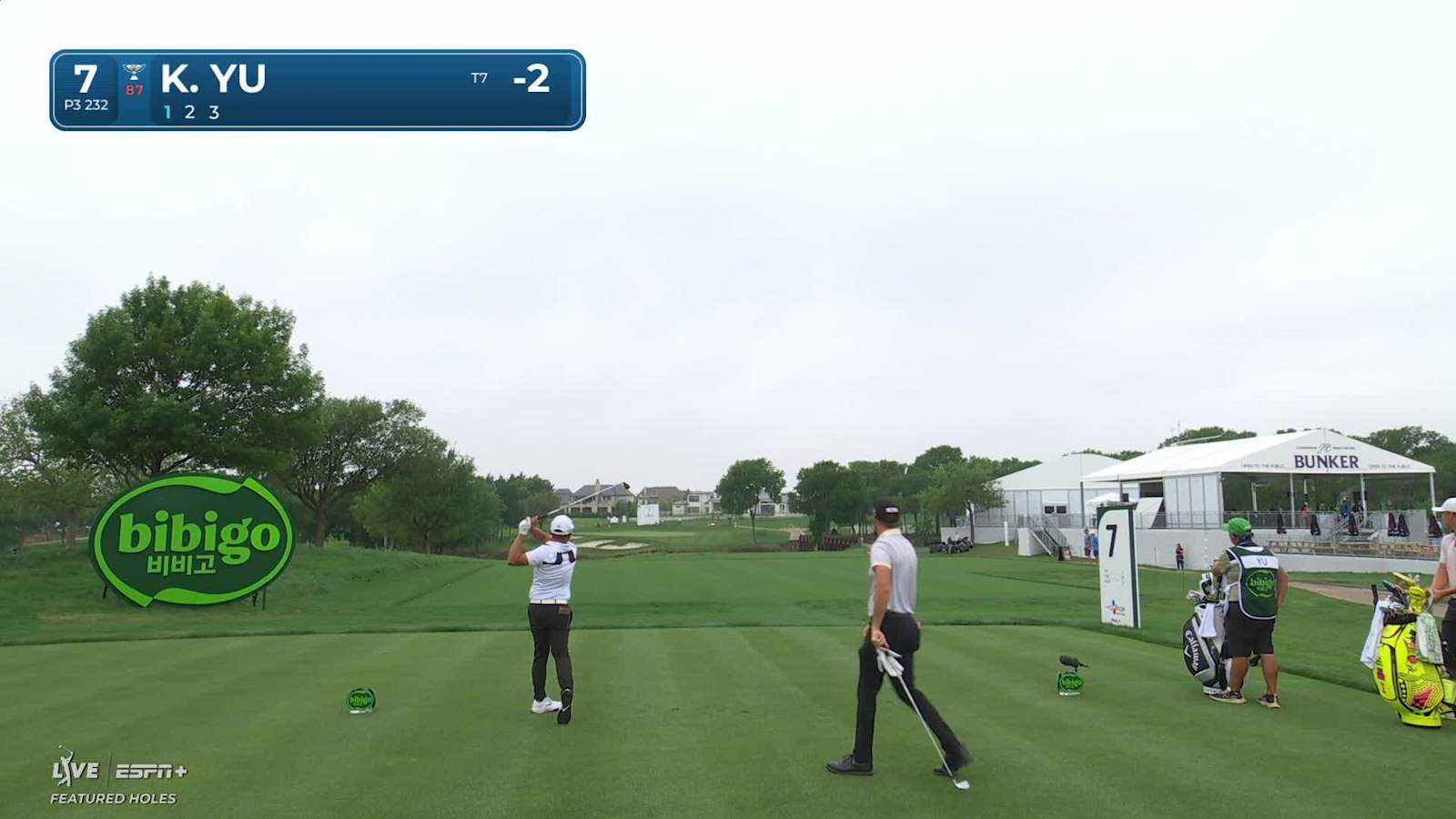 Kevin Yu makes birdie on No. 7 at THE CJ CUP