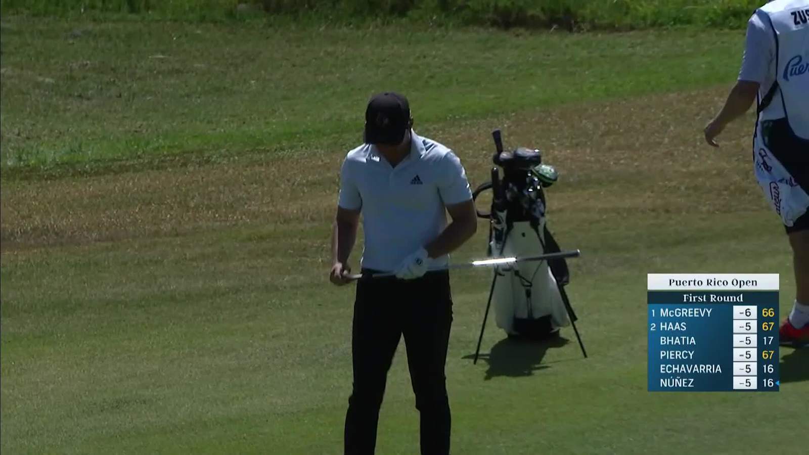 Jiri Zuska makes Eagle putt on No. 15 at Puerto Rico