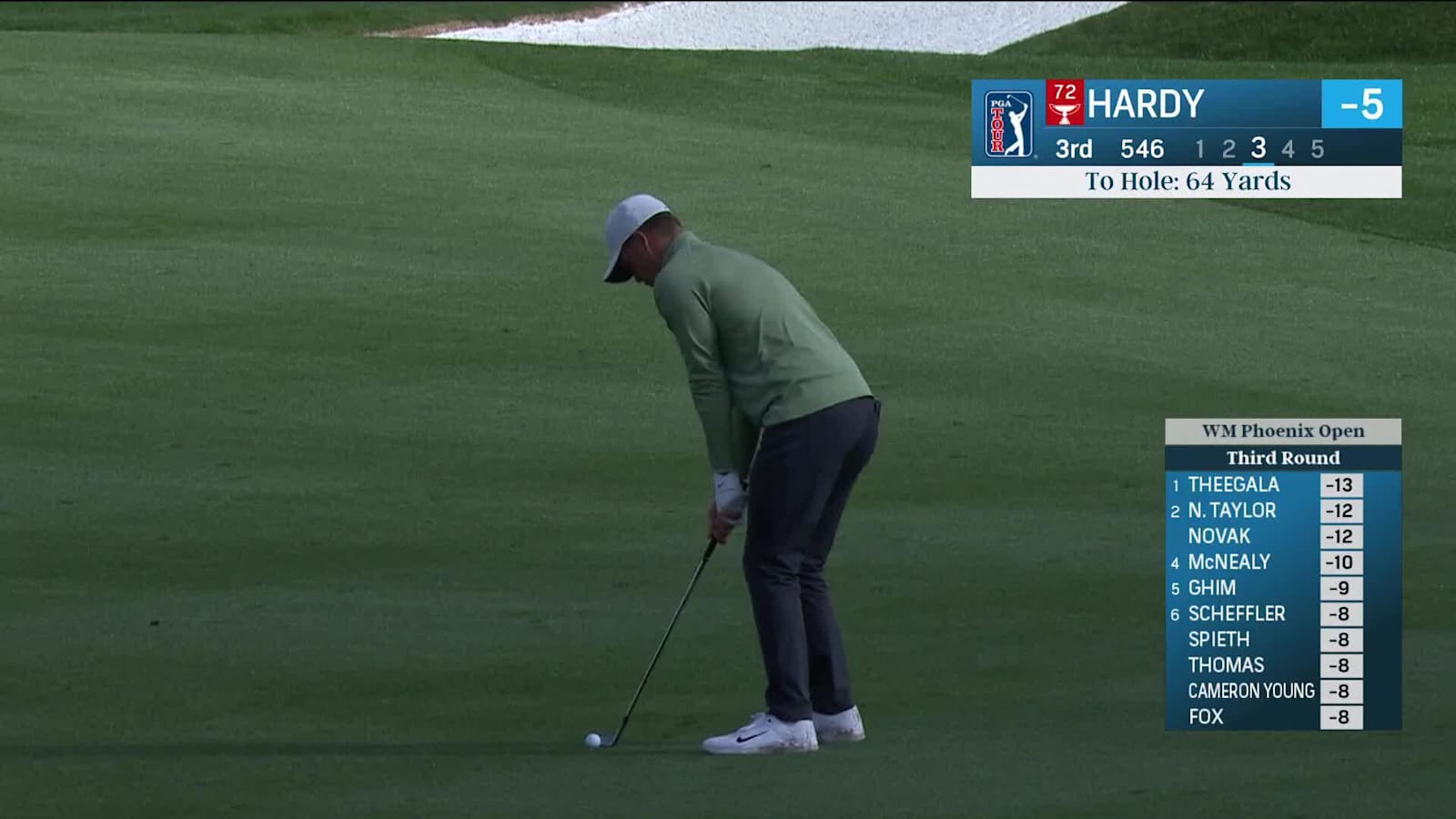 Nick Hardy controls wedge and birdies at WM Phoenix Open