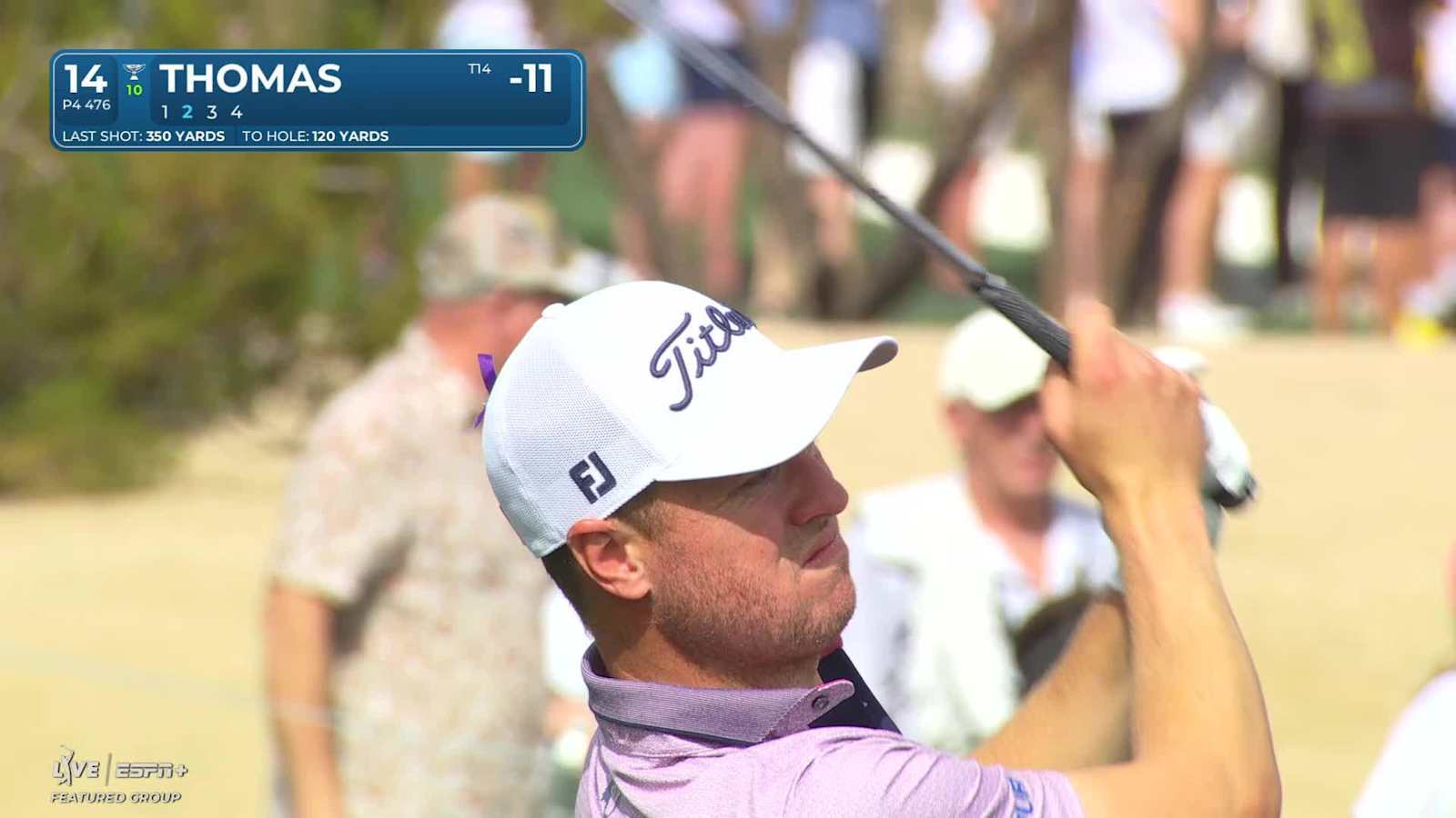 Justin Thomas' wedge sets up birdie at WM Phoenix Open