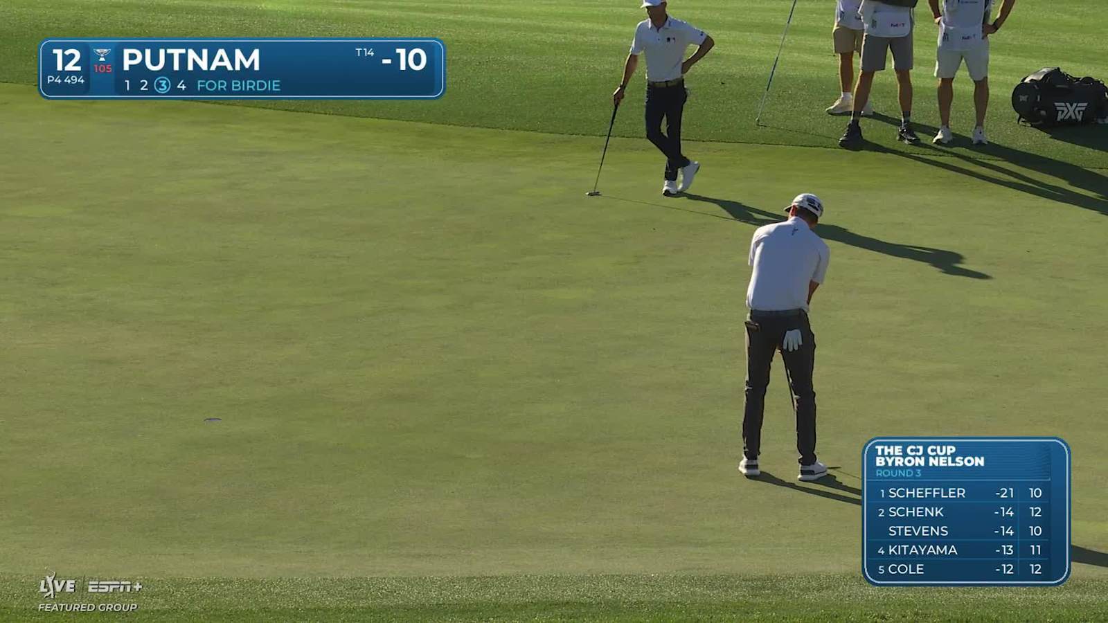 Andrew Putnam makes birdie on No. 12 at THE CJ CUP
