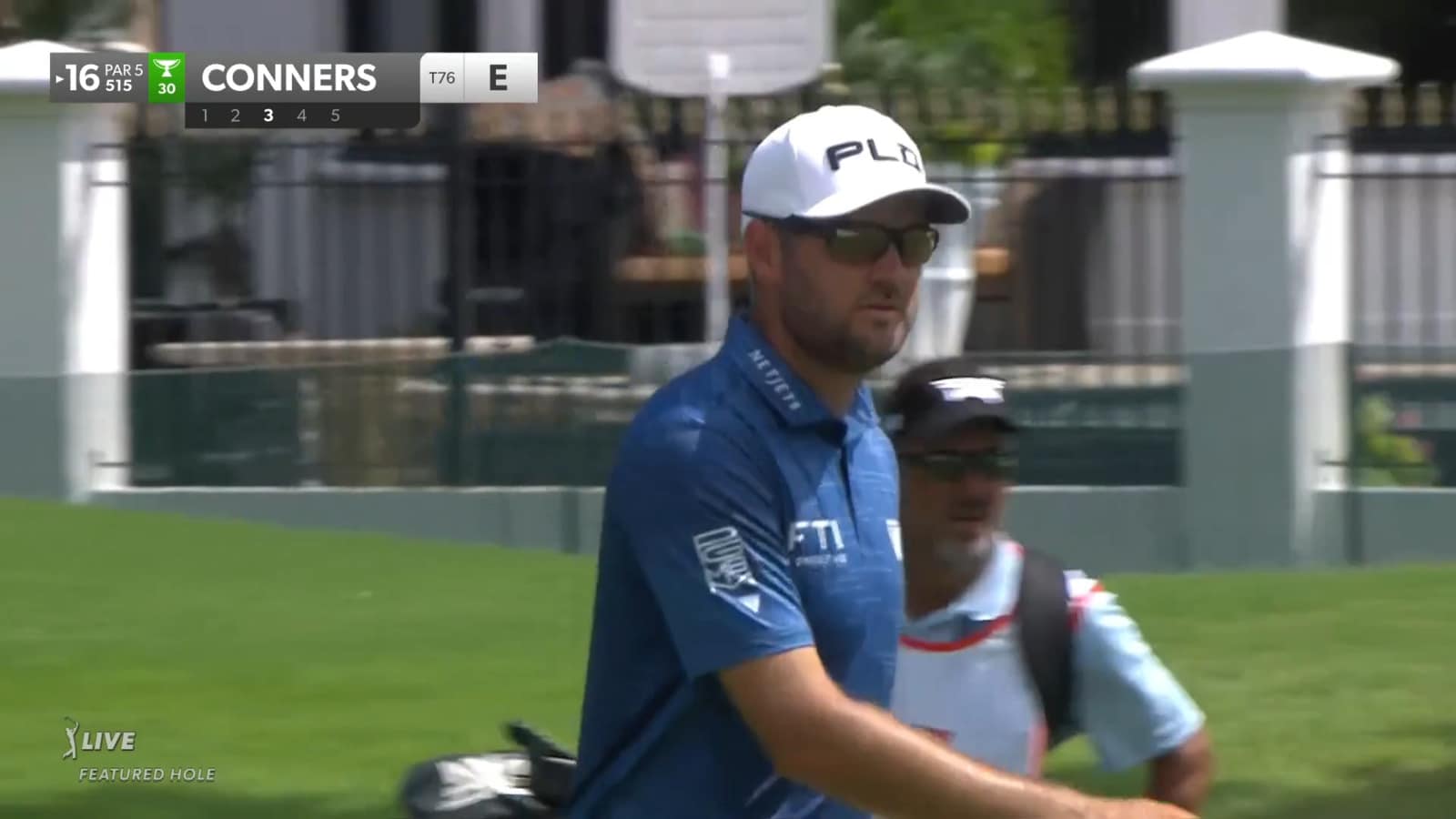 Corey Conners holes out from 44-feet for eagle at FedEx St. Jude Champ