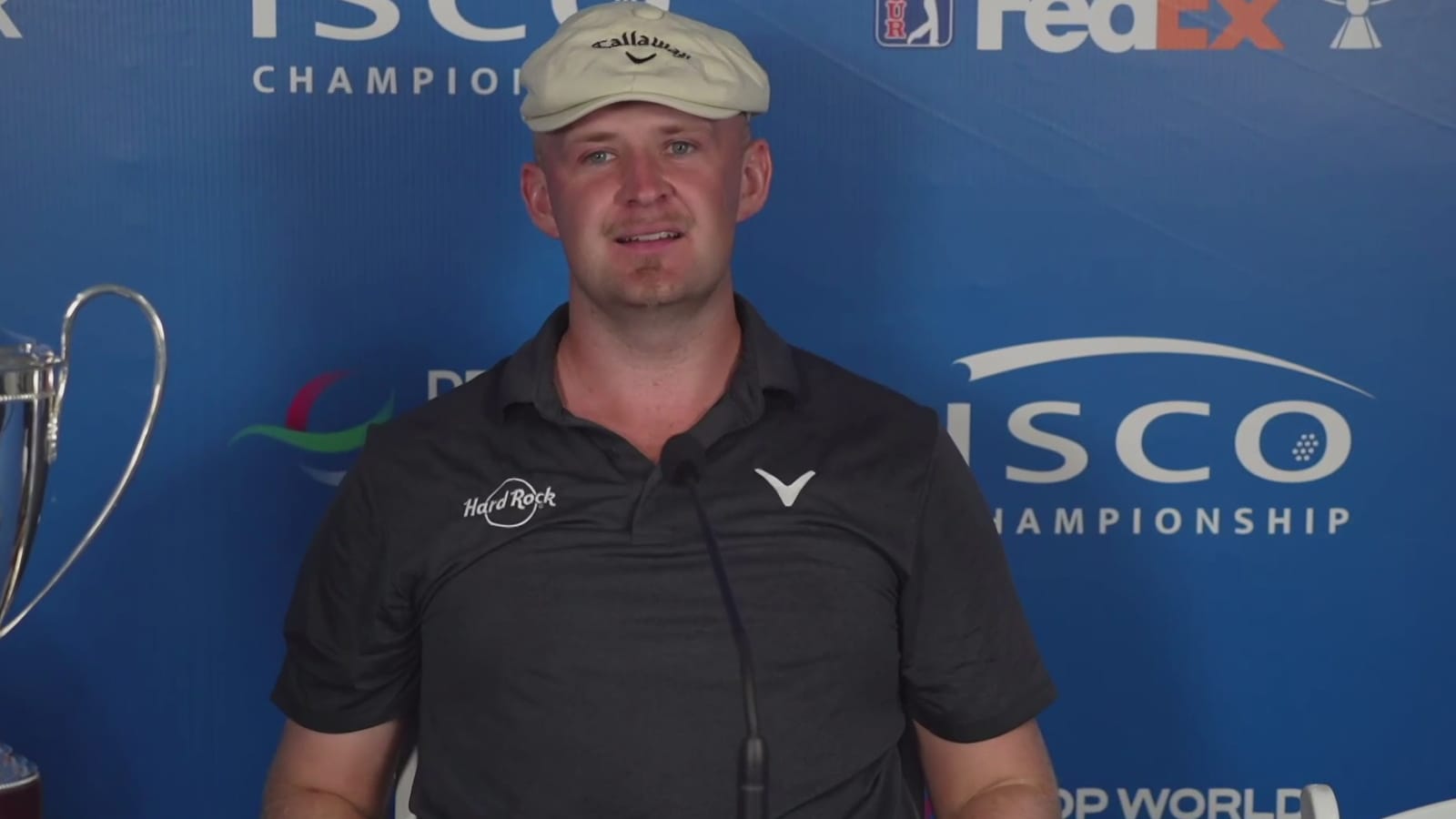 Harry Hall's news conference after winning ISCO Championship