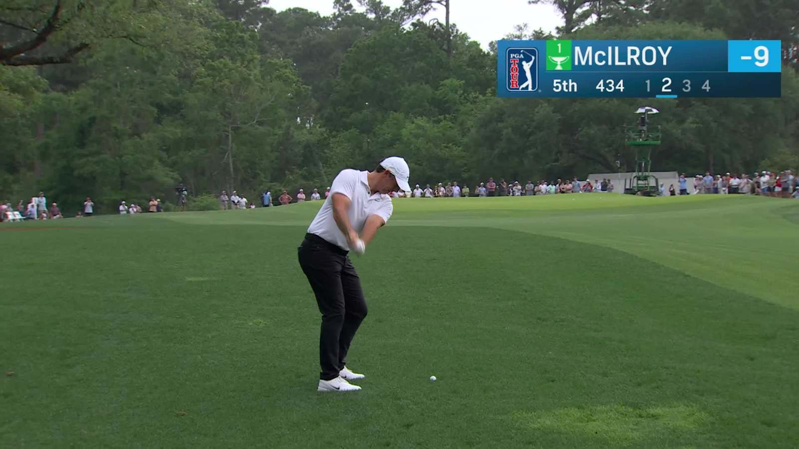 Rory McIlroy makes birdie on No. 5 at Houston Open