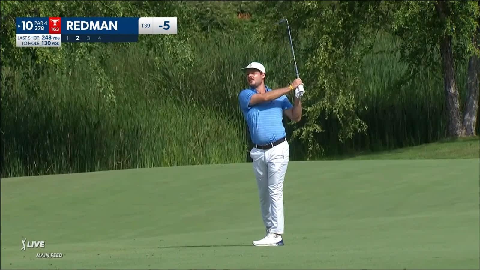 Doc Redman's nice second leads to birdie at 3M Open