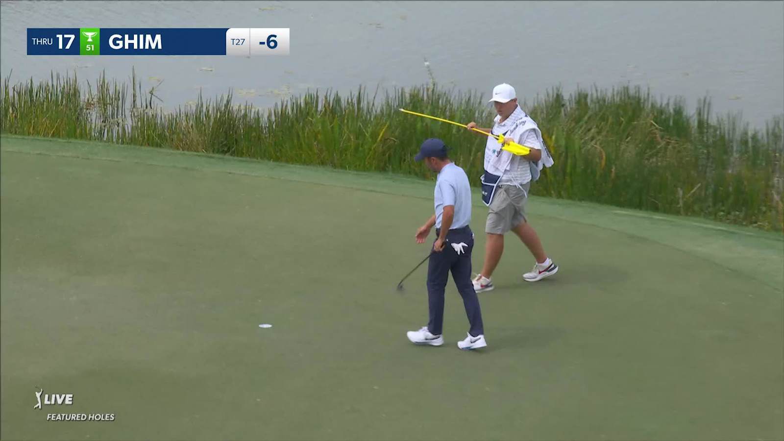 Doug Ghim sinks 18-footer for birdie at Cognizant Classic