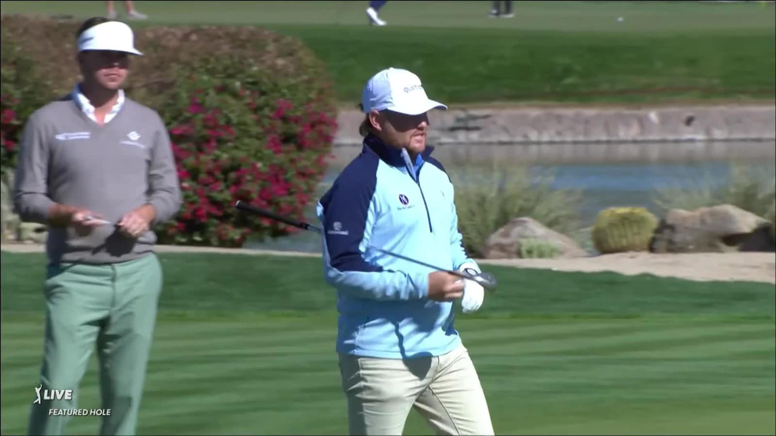 Zac Blair's chips in for unlikely par save at WM Phoenix Open