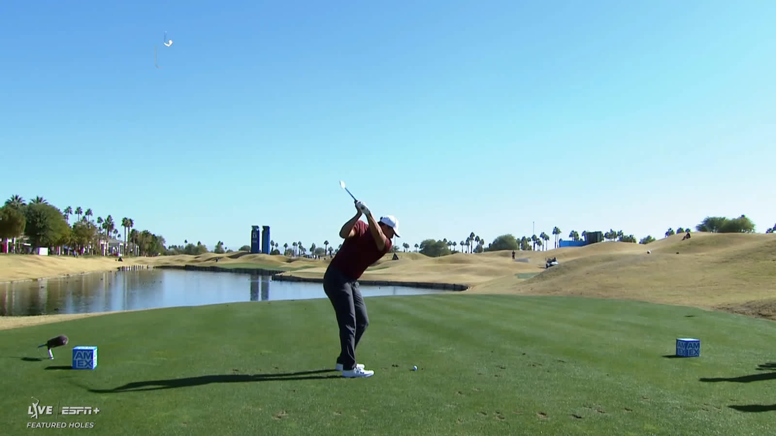 Norman Xiong goes right at the pin to set up birdie putt at The American Express