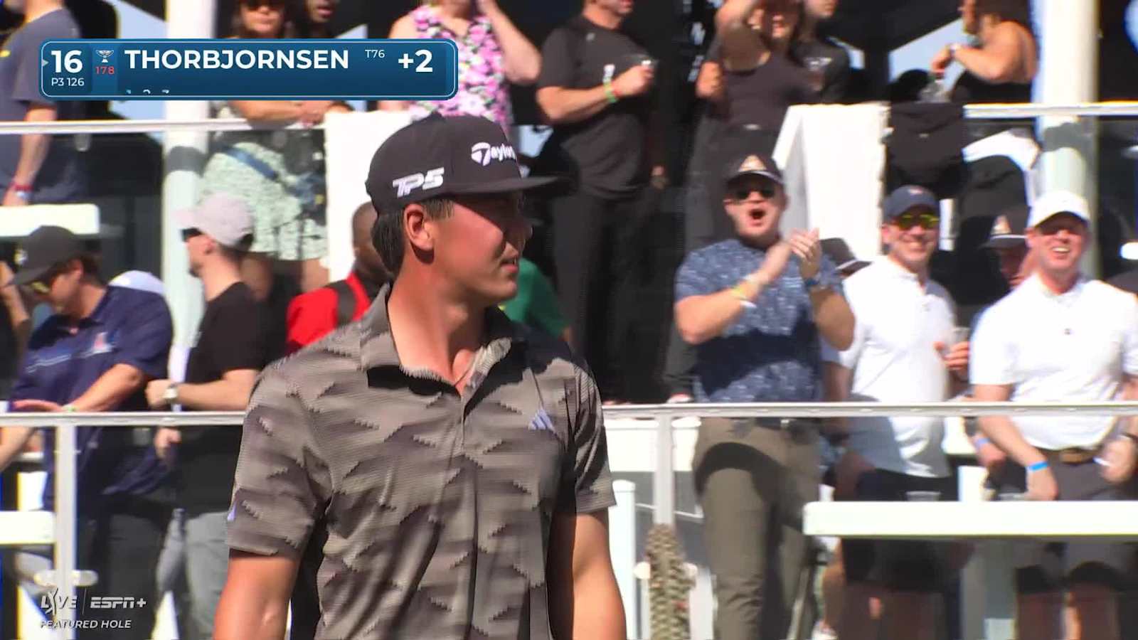 Michael Thorbjornsen's side-door 27-footer for birdie at WM Phoenix Open