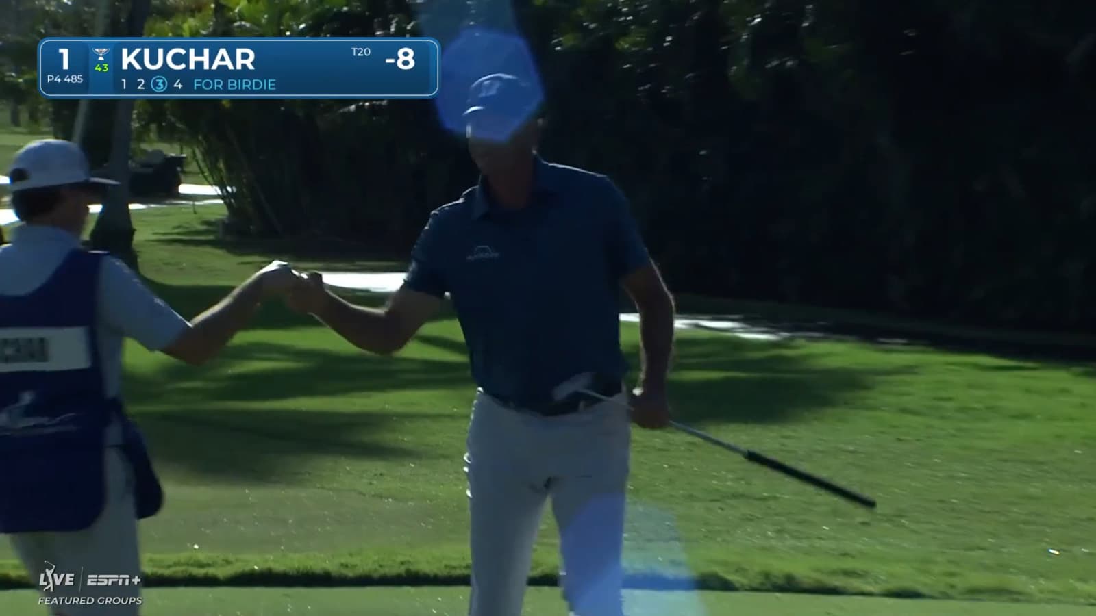 Matt Kuchar's approach to 4 feet yields birdie at Sony Open