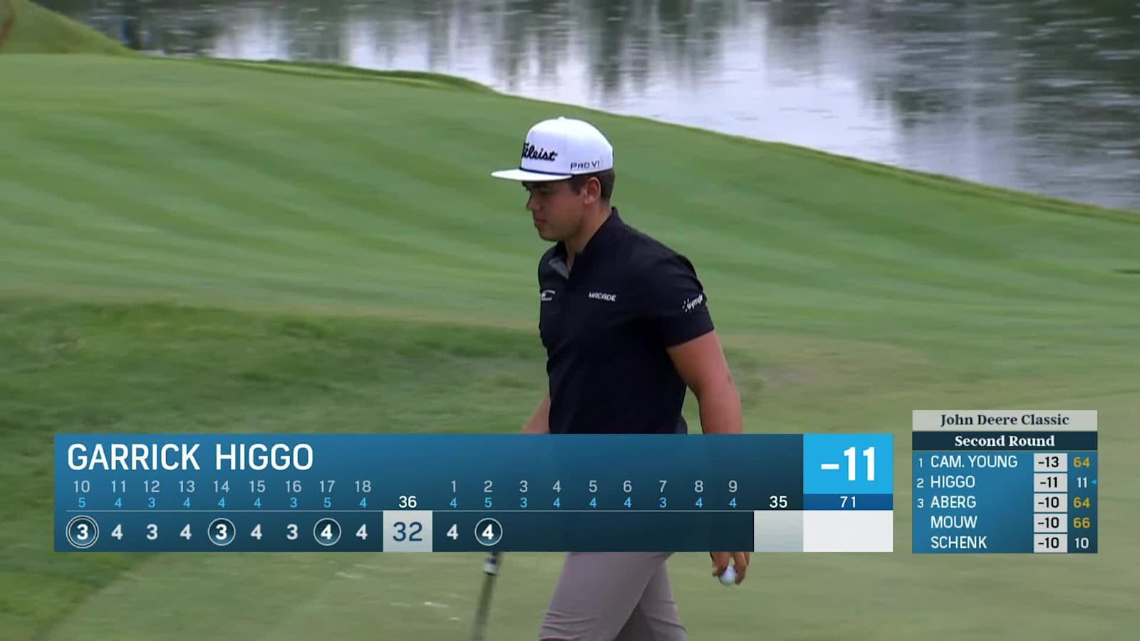 Garrick Higgo draws iron shot to set up birdie at John Deere