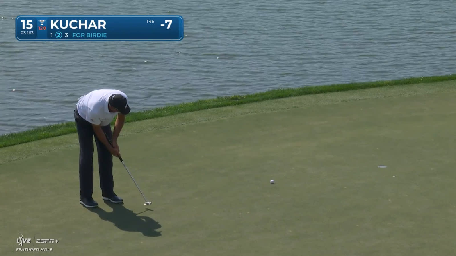 Matt Kuchar sinks 12-foot breaking birdie putt at Cognizant Classic