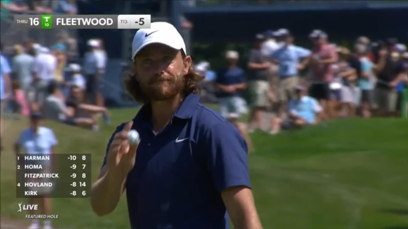 Tommy Fleetwood sends tee shot to within 5 feet at BMW Championship