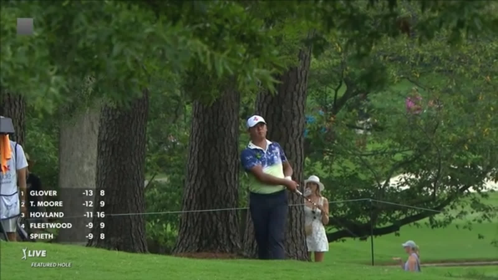 Si Woo Kim scrambles to make birdie at FedEx St. Jude