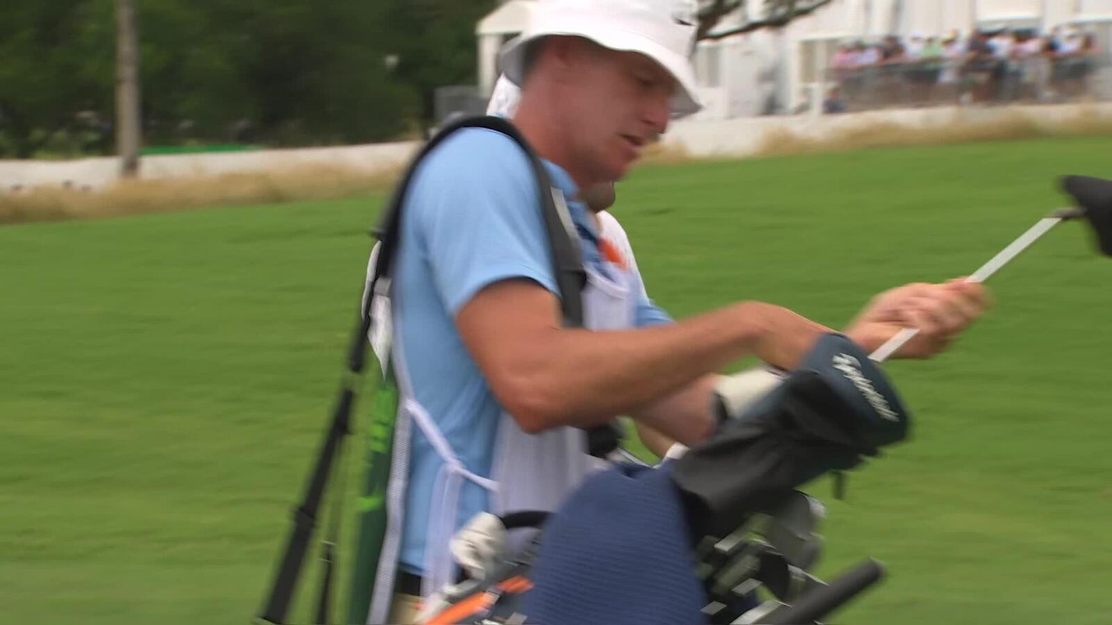 Scottie Scheffler's 71-yard approach sets up birdie on No. 6 at THE CJ CUP