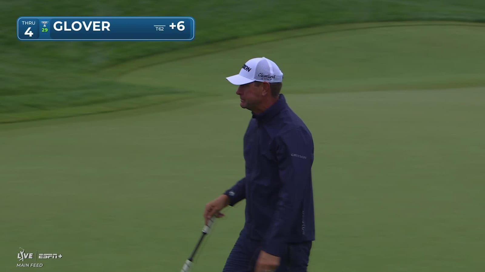 Lucas Glover makes birdie on No. 4 at the Memorial