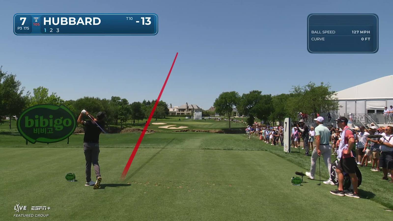 Mark Hubbard sinks a 24-foot birdie putt on No. 7 at THE CJ CUP