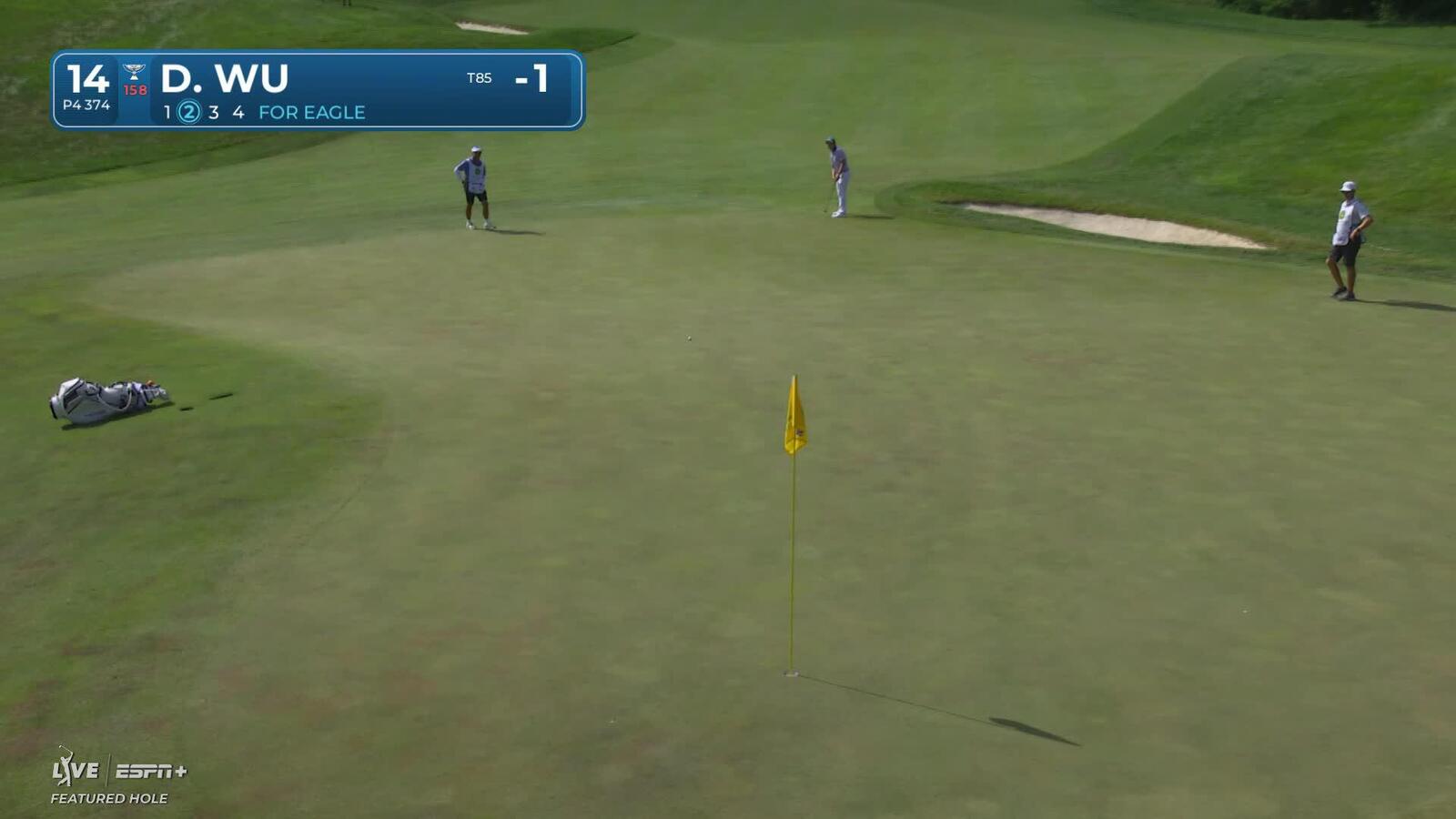 Dylan Wu makes birdie on No. 14 at John Deere