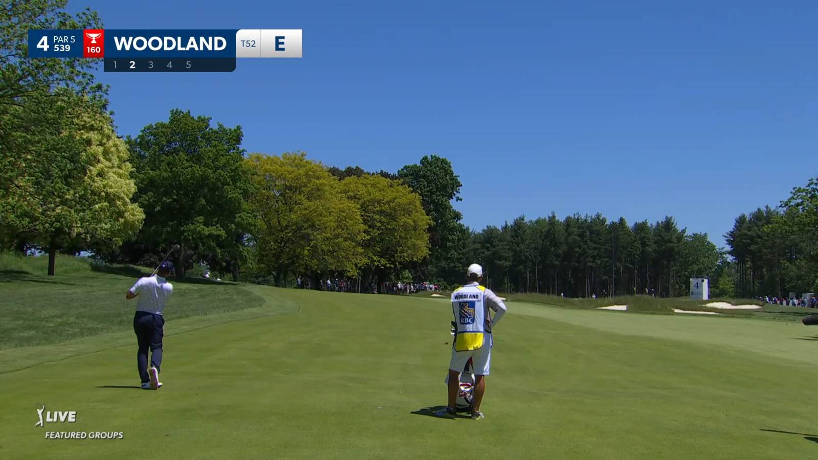 Gary Woodland gets home in two to set up eagle at RBC Canadian
