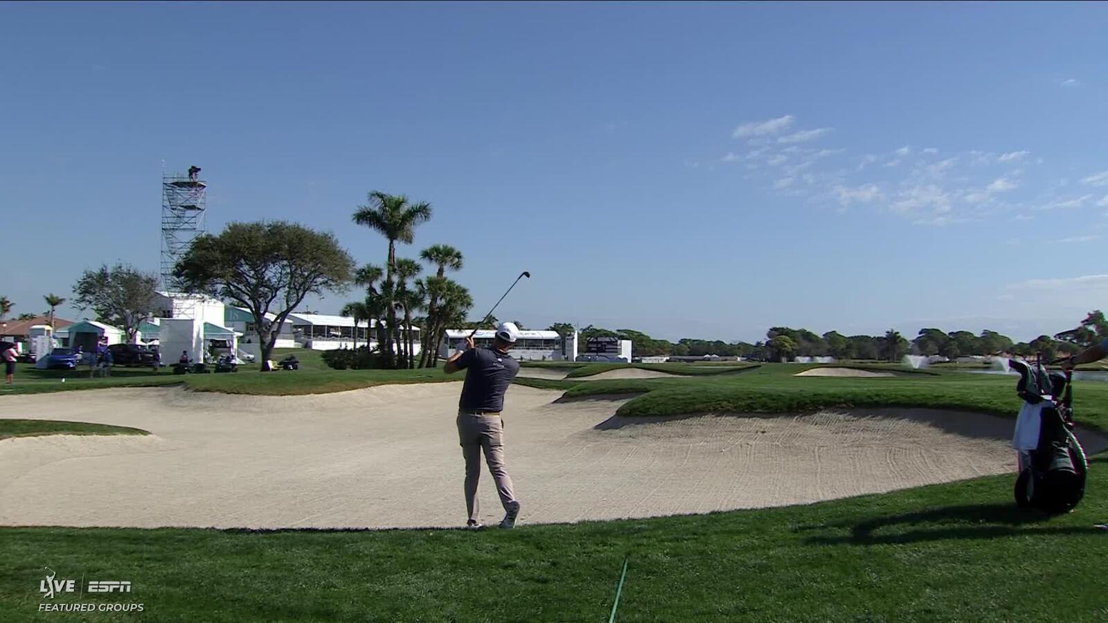 Chris Kirk hits 122-yard approach to 16 feet, sets up birdie on No. 18 at Cognizant Classic