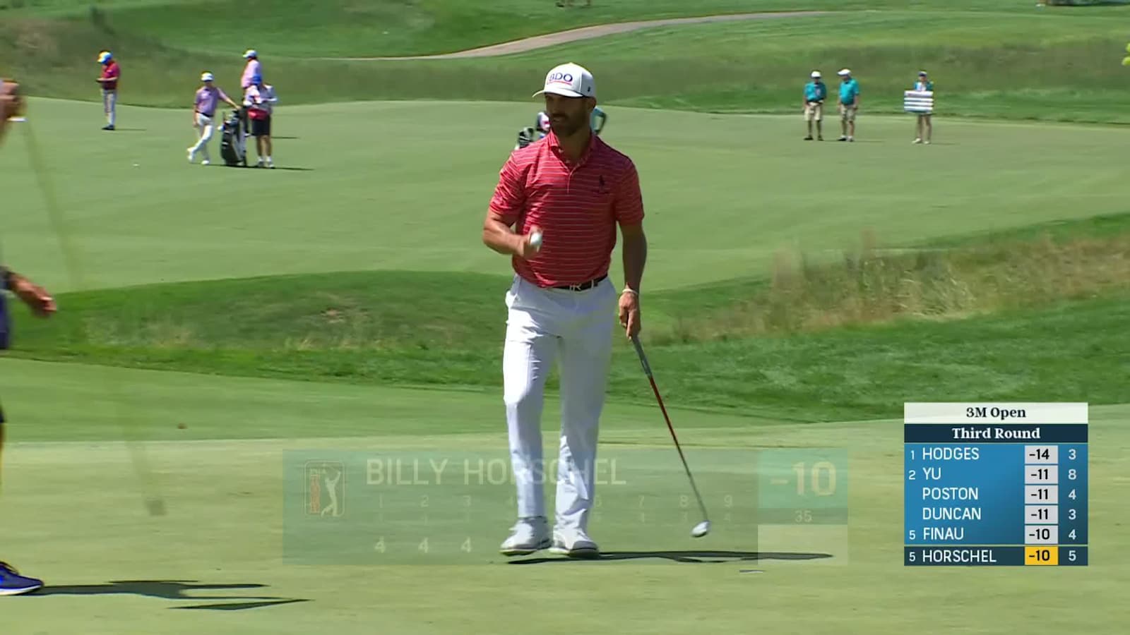 Billy Horschel's approach to 6 feet yields birdie at 3M Open